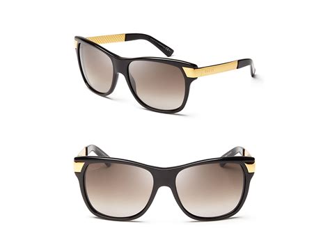 gucci glasses sunglasses gold and black|gucci sunglasses unisex.